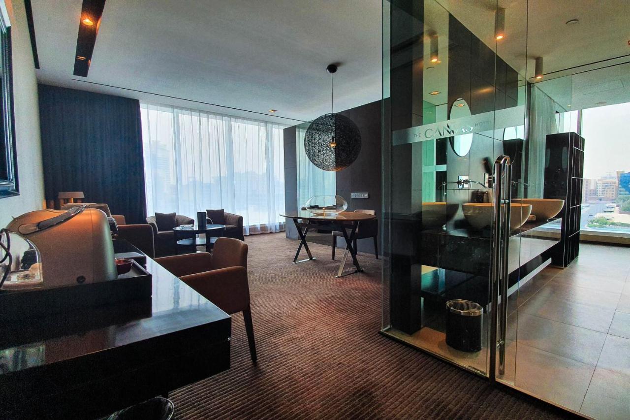 The Canvas Dubai - Mgallery Hotel Collection Kültér fotó The lounge at the airport