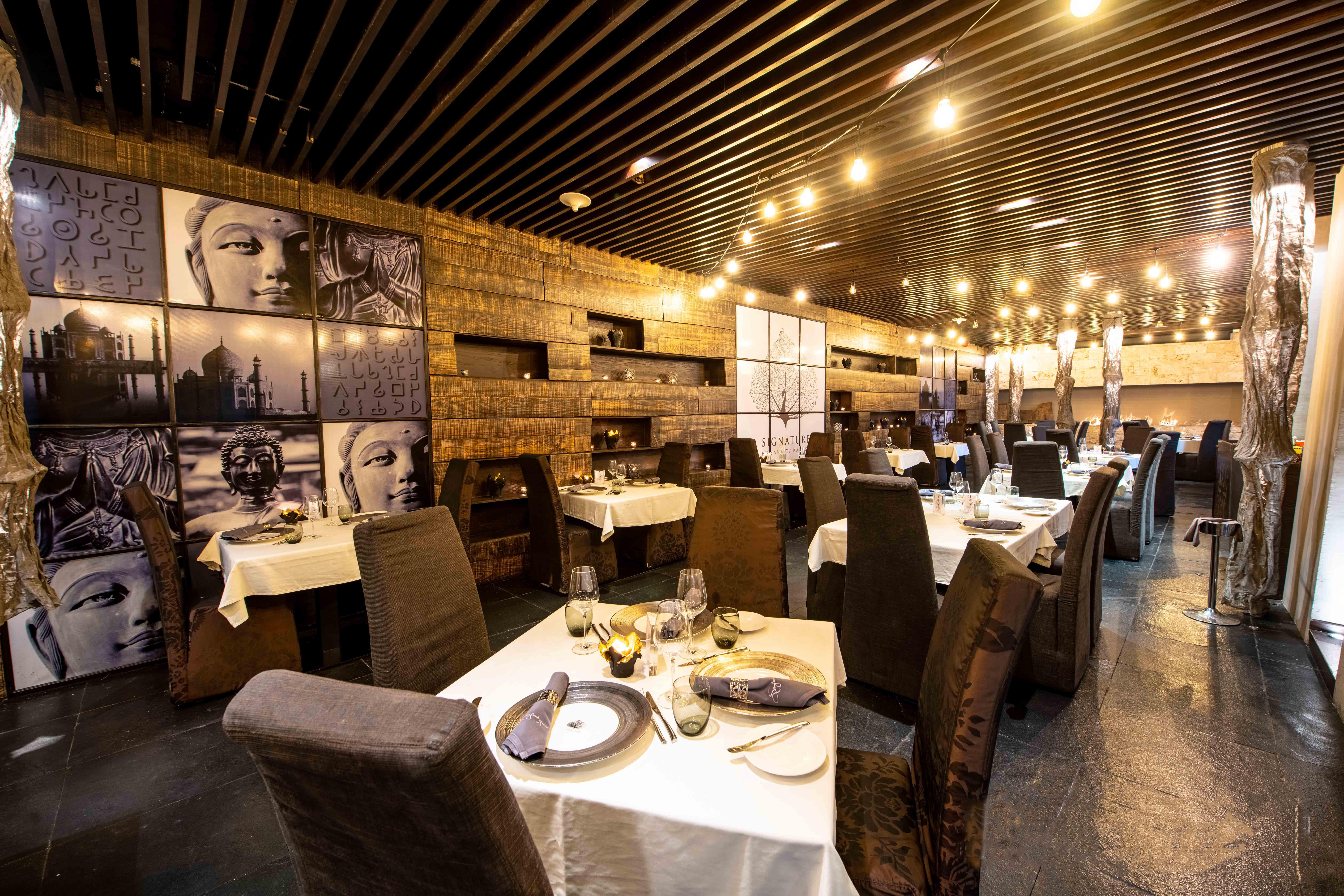 The Canvas Dubai - Mgallery Hotel Collection Kültér fotó Interior of the restaurant